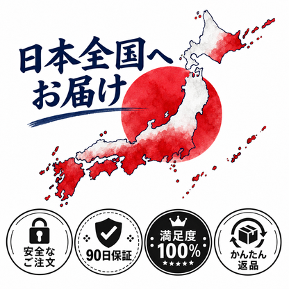 日本全国配送と安心保証