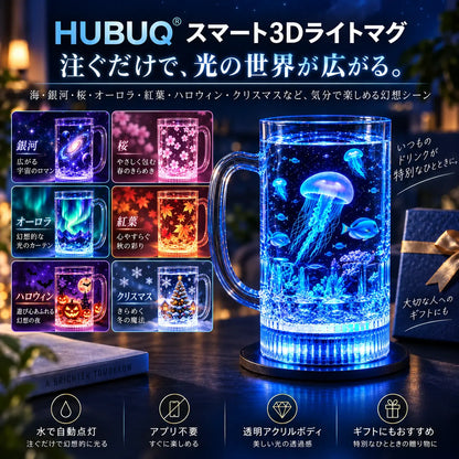 HUBUQ® スマートアクリルグローガラス