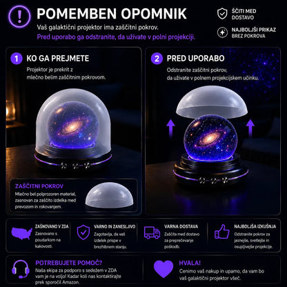 🌌 5D holografski projektor zvezd Topacme®