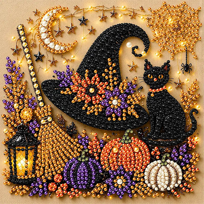 💥 最終日 57% オフ – 👻✨ ハロウィン パール アート DIY キット – 小さなパールを不気味でかわいい魔法に変えましょう