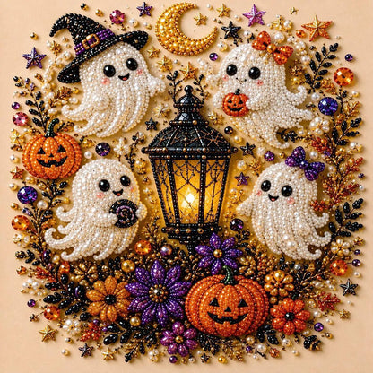 💥 最終日 57% オフ – 👻✨ ハロウィン パール アート DIY キット – 小さなパールを不気味でかわいい魔法に変えましょう