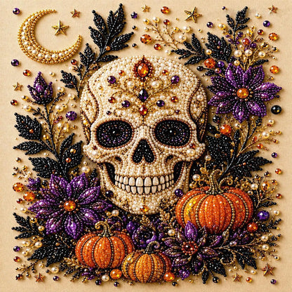 💥 最終日 57% オフ – 👻✨ ハロウィン パール アート DIY キット – 小さなパールを不気味でかわいい魔法に変えましょう