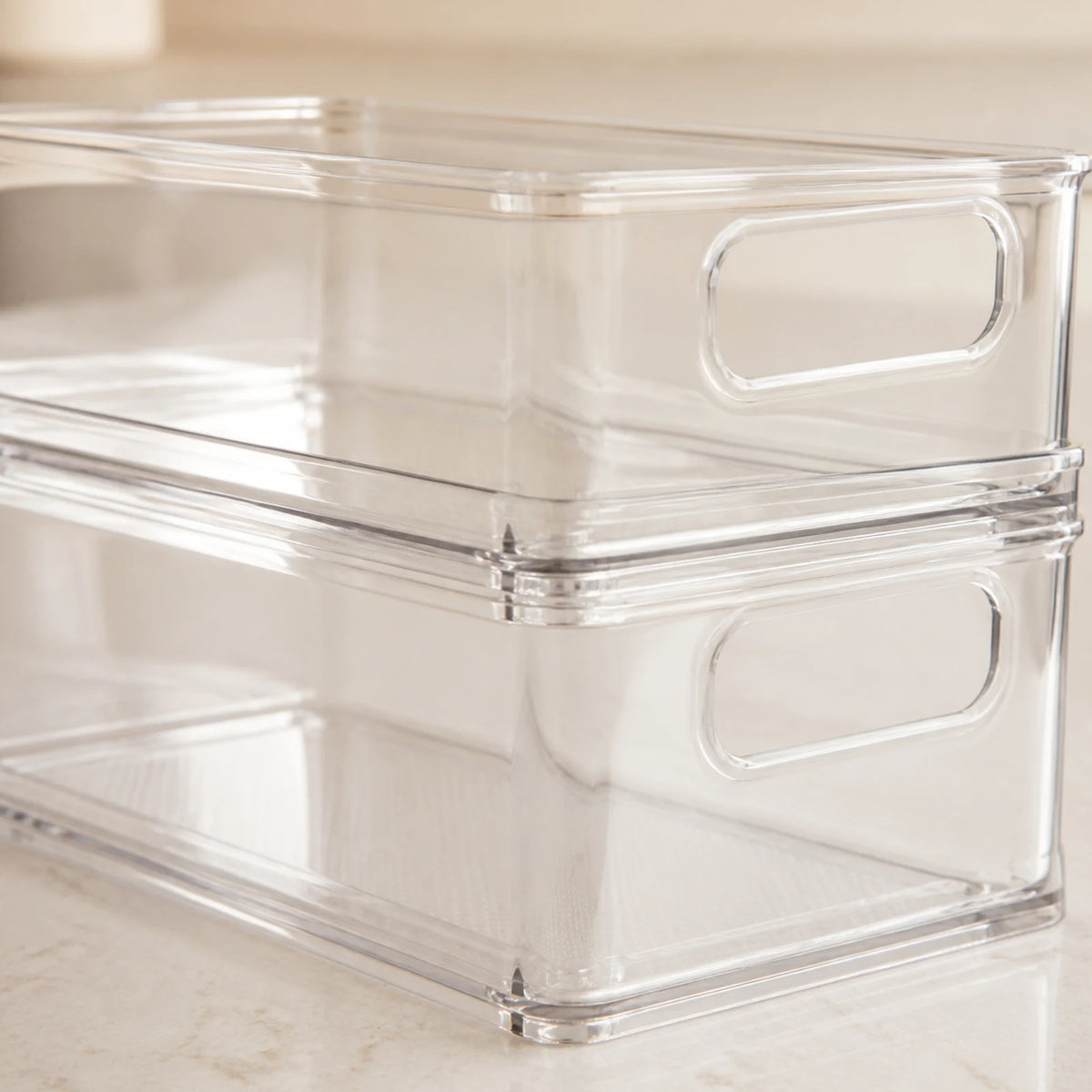 Alveriona stackable pantry storage bins detail image
