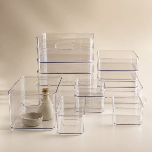 Alveriona stackable pantry storage bins main image