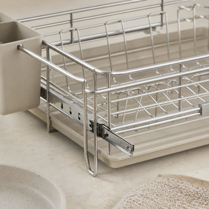 Alveriona extendable dish drying rack detail image