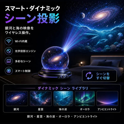 🌌🔮Topacme® ナイトライト プロジェクター